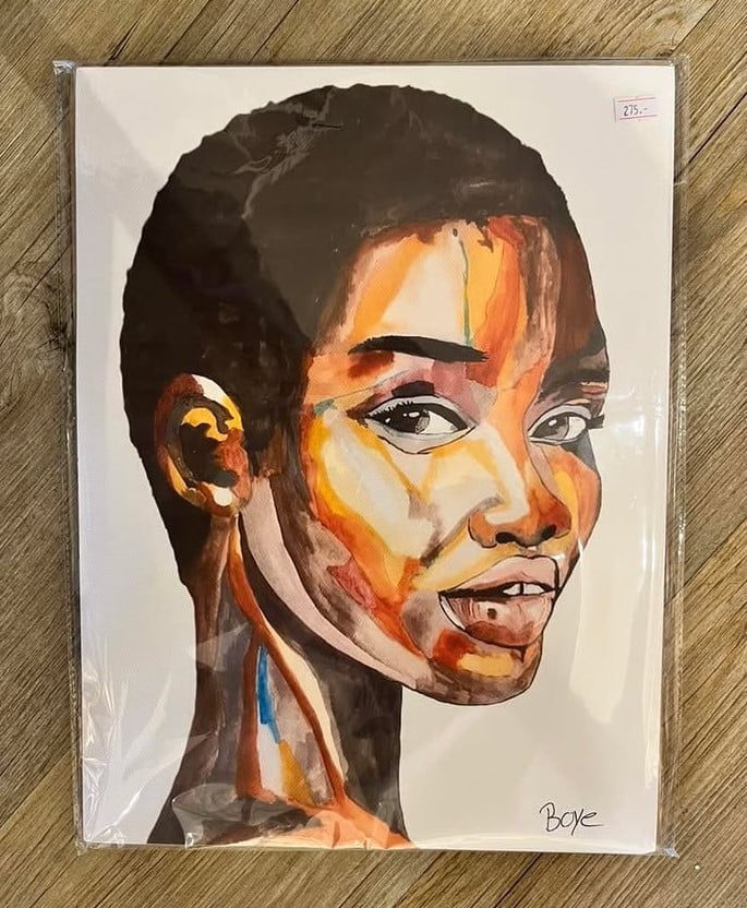 Kunst tryk lavet af akvarel 30x40 cm "A3"  pris 275kr